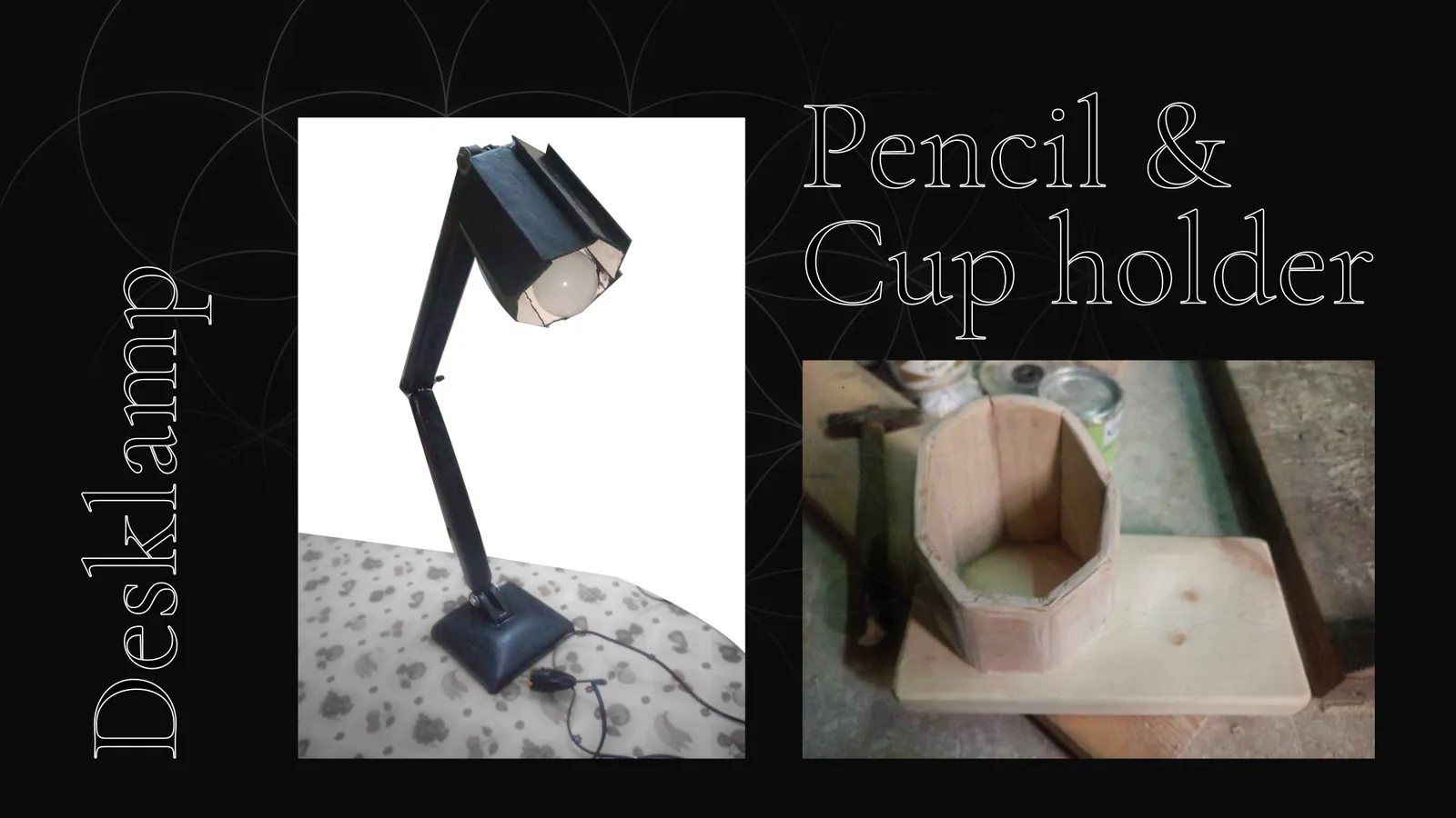 Desk Lamp & Pencil Holder